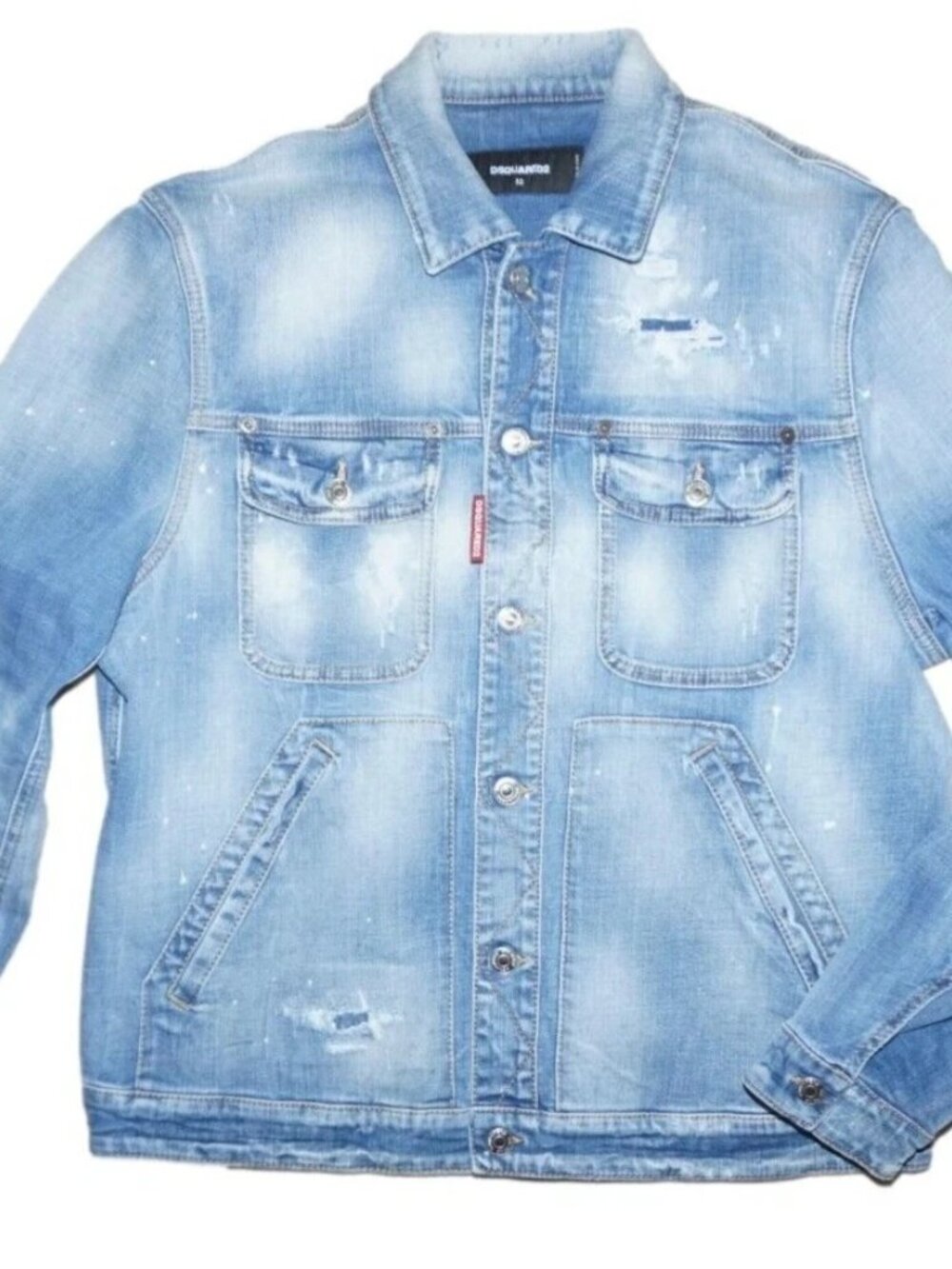 DSQUARED2 Boxy Denim Jacket Size 50
